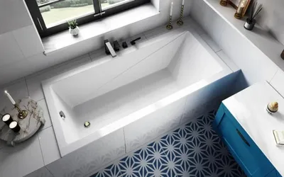Produktbild von MEGA Badewanne Rechteck Modern Design 170x70 mit Ablaufgarnitur CLICK CLACK , Füßen und Montagezubehör