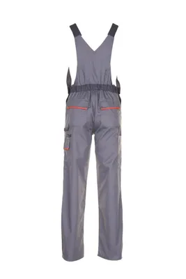 Produktbild von Planam Latzhose Visline, Gr. 46 zink/orange/schiefer