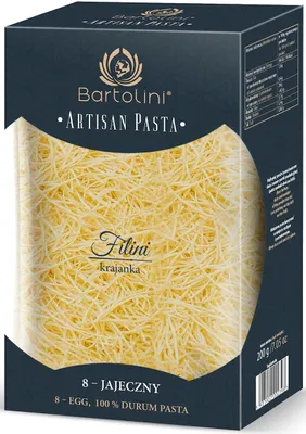 Obrázok produktu pre CESTOVINY (SEMOLIN 8-VAJECNÉ) STREDNE PRÁŽENÉ 200 g - BARTOLINI (remeselné cestoviny)