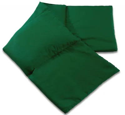 Produktbild von 4-Kammer Rapssamenkissen 20x60cm groß - grün - Wärmekissen & Kältekissen - Körnerkissen