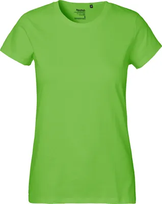 Immagine prodotto di Neutral O80001 | Maglietta classica da donna / 100% cotone equosolidale - Colore: Lime - Taglia: M