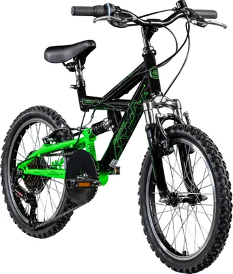 Produktbild von Galano FS180 Kinderfahrrad 18 Zoll ab 5 Jahre115 - 130 cm Mountainbike Fully 6 Gänge