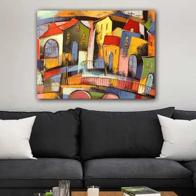 Produktbild von Wallity, 1042732249_70100, Leinwandbilder, Mehrfarbig, Holz, 70 x 100 cm