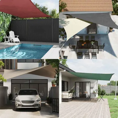Immagine prodotto di Maison Exclusive - Tenda da sole arancione 2x2x2 m, 100% poliestere Oxford