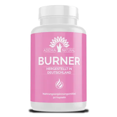 Produktbild von Adema Natural® BURNER – aktiviert Ihren Stoffwechsel – unterstützt den Fеttabbau – Appеtitkontrolle - Gеwichtsreduktion - stеigert die Energie