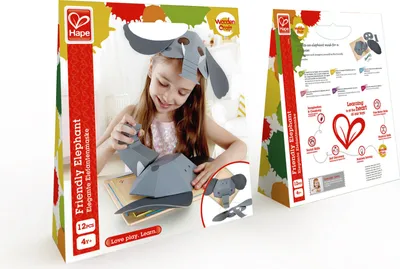 Produktbild von Hape Art & Craft Bastelset Elefantenmaske, E5123