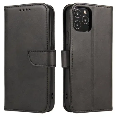 Obrázek produktu pro Magnetické pouzdro kompatibilní s Xiaomi Redmi Note 12 Pro 5G Cover with Flip Wallet Stand Black