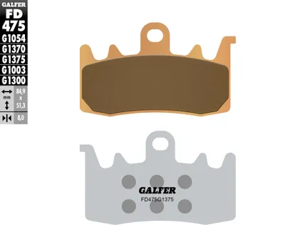 Produktbild von Bremsbeläge Kh630 Gesintert Metallic (Gold) Sport