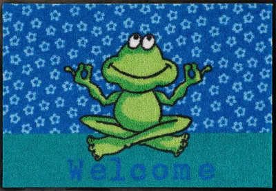 Produktbild von Salonloewe YOGA FROSCH Fußmatte Wohnmatte 50 x 75 cm