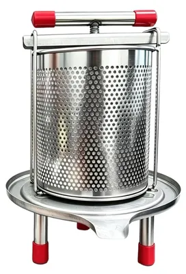 Image de Presse à fruits et légumes manuelle, 2,8 litres, en acier inoxydable
