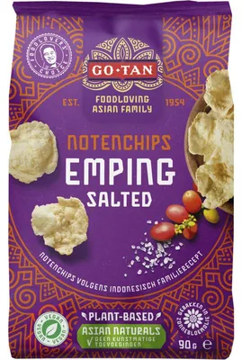 Immagine prodotto di Go-Tan Salted Emping 90g – Snack di mais indonesiano croccanti e speziati