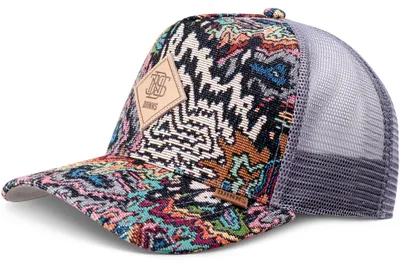 Imagen del producto de Gorra de camionero DJINNS, modelo HFT, color gris jaspeado