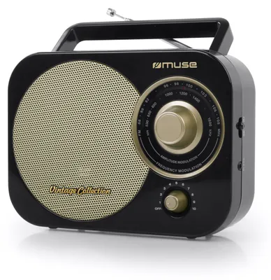 Zdjęcie produktu dla Radio przenośne Muse M-055 RB, kolor: czarny/złoty