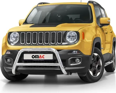 Produktbild von Frontbügel Frontschutzbügel für Jeep Renegade 2014-2024 Stahl Silber Rammschutz