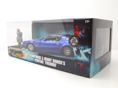 Obrázok produktu pre Jada Toys Odlievaný model auta Pontiac Firebird Stephena Kinga s figúrkou JADA31118