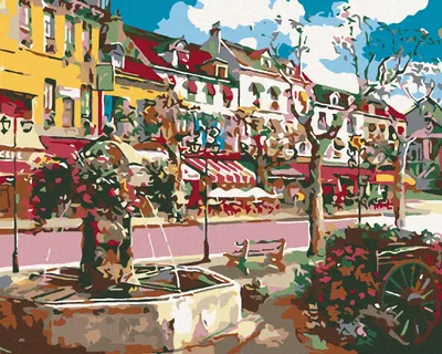 Produktbild von Zuty - Malen nach Zahlen - SOMMERSTRAßEN, 40x50 cm, mit Keilrahmen (bereits gespannt)