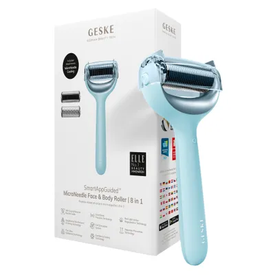 Immagine prodotto di GESKE MicroNeedle Rullo Mesoterapia Viso e Corpo | 8 in 1