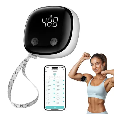 Produktbild von Smart Body-Maßband, Bluetooth-Maßband, Fitdays-App-Überwachung, Körpermaßband LED HD Vollbild für Fitness, Formgebung,Gewichtsabnahme und Aufzeichnung