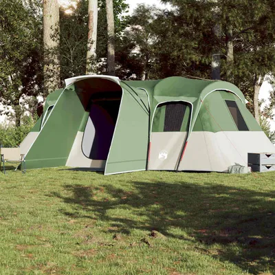 Productafbeelding van vidaXL Tunnelpartytent voor 16 personen, groen, waterdicht