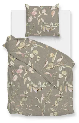 Produktbild von Zohome Sambuco Bettbezug - 155x220 cm – 100% Baumwolle – Hochwertige Bettwäsche mit motiv – Weich - Atmungsaktiv und Hautfreundlich – inkl. 80x80 cm Kissenbezug – Grün
