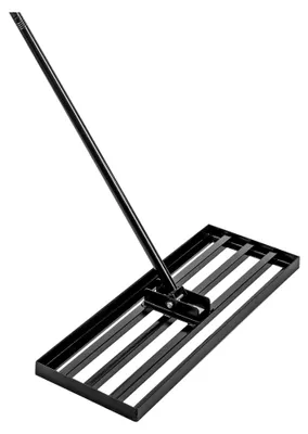 Produktbild von Rasennivellierrechen 76 x 25 x 229 cm, Rasenrechen für Garten, Golfplatz