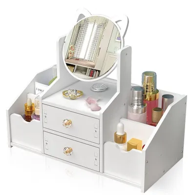 Produktbild von Makeup Organizer mit Schublade und Spiegel für Kosmetik