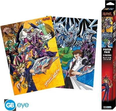 Produktbild von YU-GI-OH! - Set 2 Posters Chibi 52x38 - Yugi and Kaiba