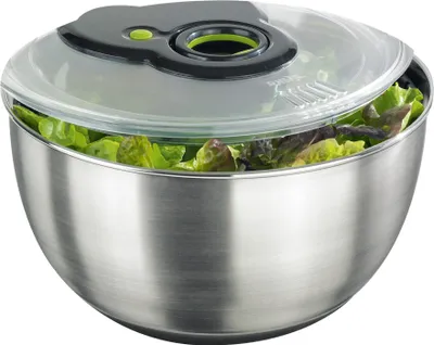 Produktbild von Emsa Salatschleuder 4,5l 513441 Turboline edelstahl/schwarz