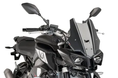 Produktbild von PUIG 8917C Tourenscheibe  passend fuer YAMAHA MT-10 Carbon look