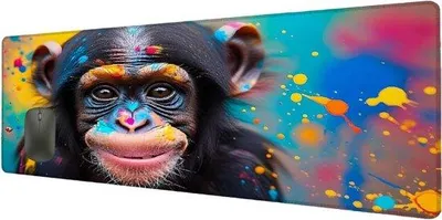 Immagine prodotto di Pavimenti per desktop Graffiti - Large Desktopmat - Lavori confortevoli - Base in gomma antiscivolo - 700 x 300 mm - Multicolore