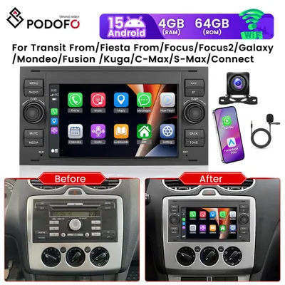 Obrázek produktu pro 7palcové autorádio s Androidem – autorádio – multimediální systém do auta – navigační systém – Bluetooth rádio