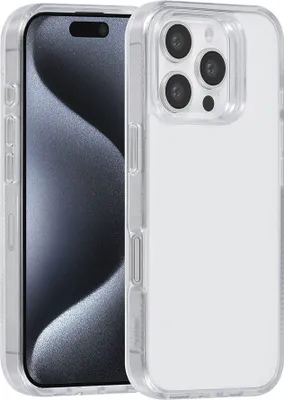 Immagine prodotto di Custodia posteriore TUNIQ per iPhone 16 Pro - Silicone - Bianco