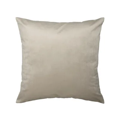 Obrázek produktu pro SCANquilt povlak na dekorační polštář VELVET šedobéžová 100% polyester 50 x 50 cm