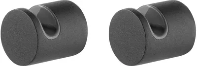 Produktbild von Tiger Tiger Bold - Handtuchhaken klein - Ø 1,9 cm - 2 Stück - Schwarz