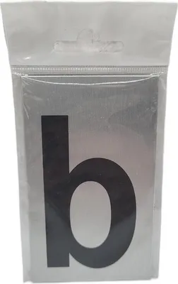 Produktbild von Aluminium Türschild " b " 100x60mm