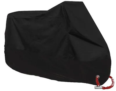 Obrázok produktu pre Vodotesný vonkajší kryt motora 190T – proti krádeži – 265 × 105 × 125 cm – s prepravnou taškou – čierny