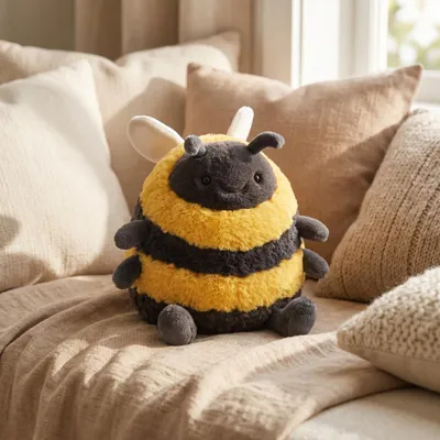 Produktbild von Biene Plüschtier Kuscheltier superweich Kinder Geschenk Stofftier Baby Schmusetier