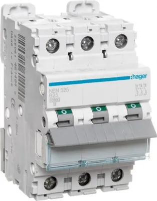 Image de Disjoncteur MCB 10kA 3P B 25A NBN325 Hager