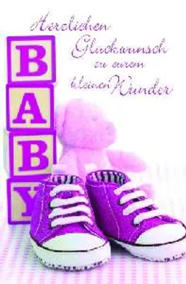 Produktbild von AV - Geburt  Baby  Freudiges Ereignis - Glückwunschkarte im Format