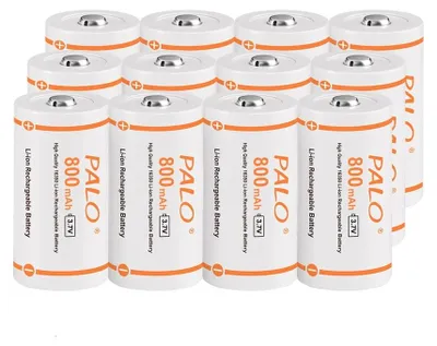 Immagine prodotto di Batteria, capacità 800 mAh, ricaricabile agli ioni di litio, 12 batterie