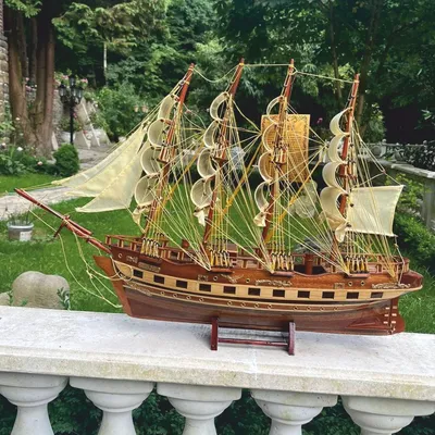Image de Casa Padrino Décor Voilier France II 74 cm - Maquette de bateau faite main
