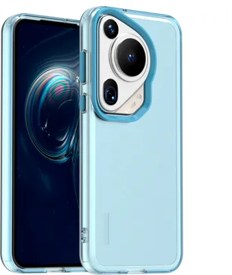 Produktbild von Handyhülle für Huawei Pura 70 Schlank Durchscheinend Matt Stoßfest Schutzhülle Blau