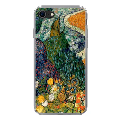 Produktbild von MuchoWow® Handyhülle Schutzhülle Hülle für iPhone 8 Erinnerungen an den Garten von Etten - Vincent van Gogh Silikon Softcase Handy Hülle - Schutzhaube