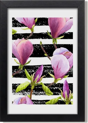 Produktbild von Bild 20x30 MDF-Rahmen, Wandkunst Magnolie