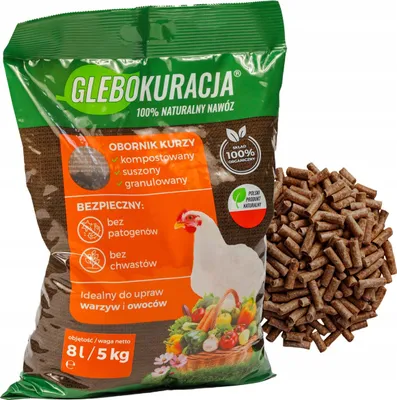 Obrázek produktu pro Organický granulovaný hnůj Glebokuracja 8 l Hit!