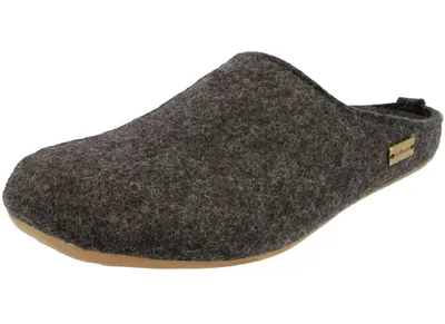 Produktbild von Haflinger Damen Hausschuh Herren Wollfilz Pantoffel Everest Fundus 481024, Größe:39 EU, Farbe:Grau