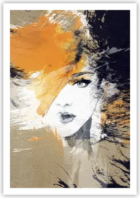Produktbild von Poster - Poster ohne Rahmen - Abstraktion Frau - 70x100 cm - Wand Bild - Wanddeko - Wandbilder - Kunstposter - Wandposter - Bilder - Kunstdruck - Wanddekoration - Wandbild - P2XPA70x100-3656