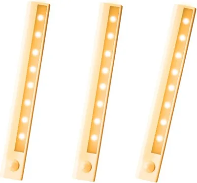 Produktbild von INF LED Unterbauleuchte mit Bewegungssensor 3er-Pack Warmweiß