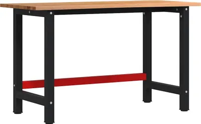 Obrázek produktu pro vidaXL Pracovní stůl světle hnědý 140x60x81,5 cm dubový masiv
