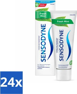 Produktbild von Sensodyne - Zahnpasta - Frische Minze - Frischer Atem - 75 ml - Vorteilspack - 24 Stücke